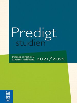 cover image of Predigtstudien 2021/2022--2. Halbband